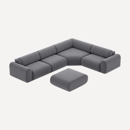 Диван модульный Маиль-6 Velvet Grey