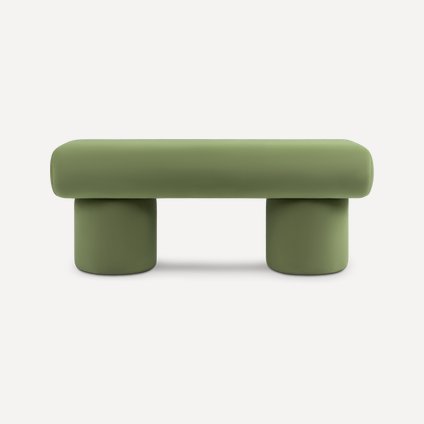 Банкетка Плум Велюр Оливковый