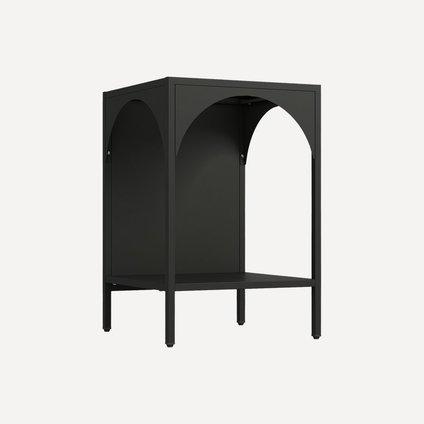 Тумба прикроватная Драммен-1 Black уценка