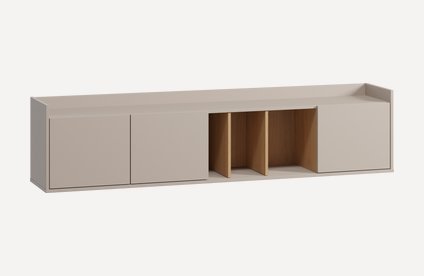 ТВ-тумба подвесная Воямполь-2 Latte Oak