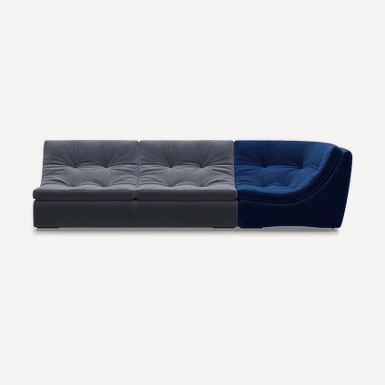 Диван модульный Монреаль-1 Премиум Barhat Grey