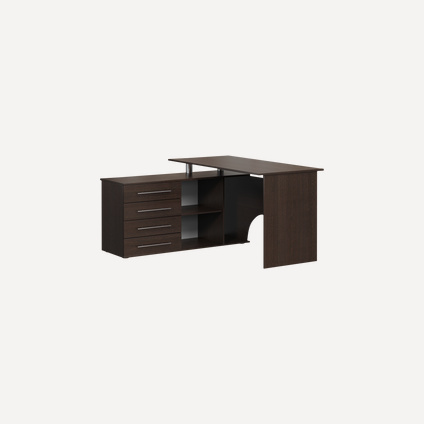 Компьютерный стол КСТ-109 Венге левый