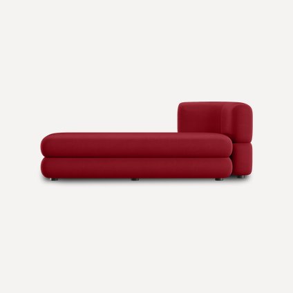 Диван прямой Brera-3 Velour Cherry