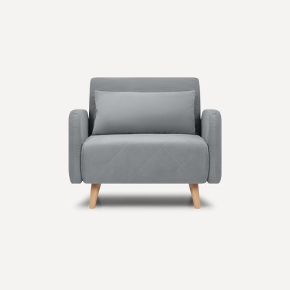 Кресло-кровать Кускен Velvet Silver