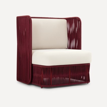 Диван прямой Ланоси Textile Bordo