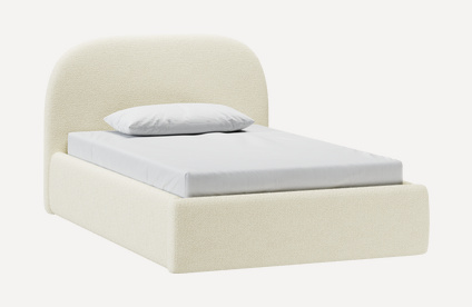 Кровать Кевия 120 Bucle Milk