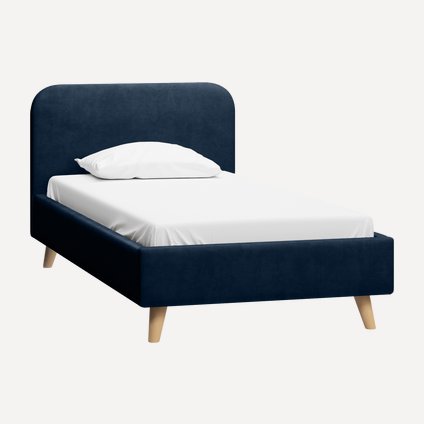 Кровать Лайтси 120 Velvet Navy Blue