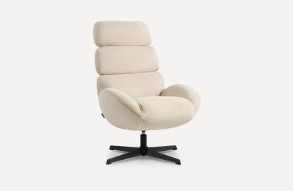 Кресло поворотное Кессен Velvet Beige