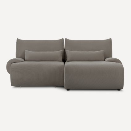 Диван угловой Аллаум Вельвет Серый