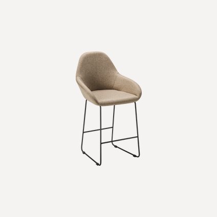Стул полубарный Кент-4 Textile Beige