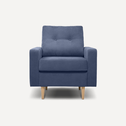 Кресло Динс Velvet Navy Blue