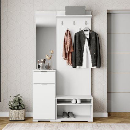 Прихожая Стелла Белый