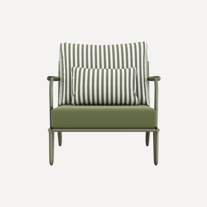 Кресло Элара Рогожка Оливковый