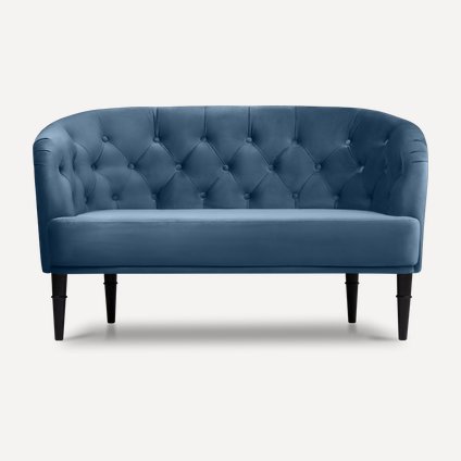 Диван прямой Шенто Barhat Navy Blue