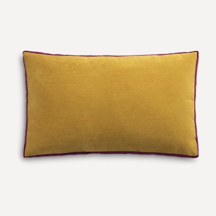 Подушка Бирни Velvet Yellow 50x30