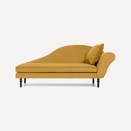 Кушетка Манс Velvet Yellow