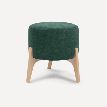 Пуф Лидо Велюр Зелёный