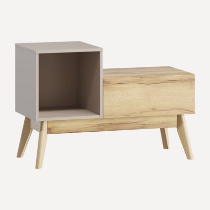 Тумба для винила Лемос-2 Latte