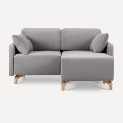 Диван угловой Льери Мини Velvet Smoke