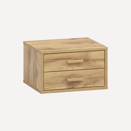 Тумба прикроватная подвесная Ивейн-9 Wood Simple Double