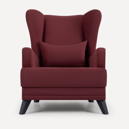 Кресло Оксфорд Velvet Marsala