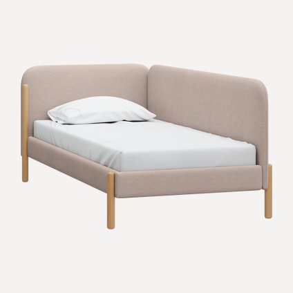 Кровать Кейси 90 Рогожка Кремовый