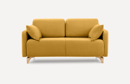 Диван прямой Льери Мини Velvet Yellow