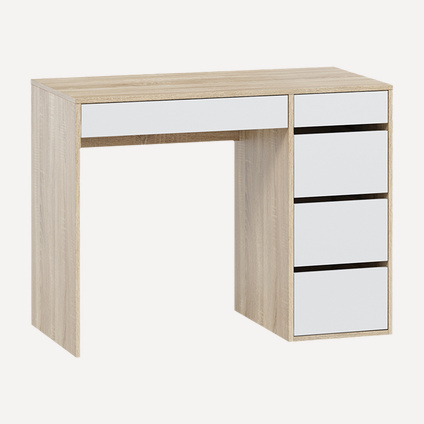 Письменный стол Дантон-6 Дуб Сонома/Белый