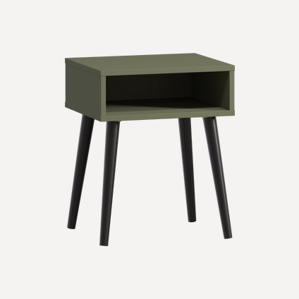 Тумба прикроватная Ивейн-1 Open Olive Black