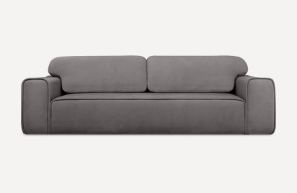 Диван түзу Viena Velvet Grey