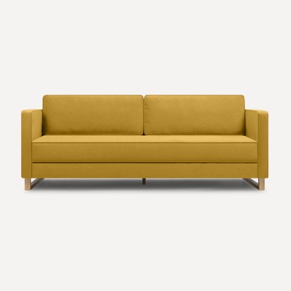 Диван прямой Данста Velvet Yellow
