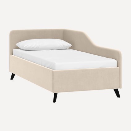 Кровать Лория 90 Velvet Light