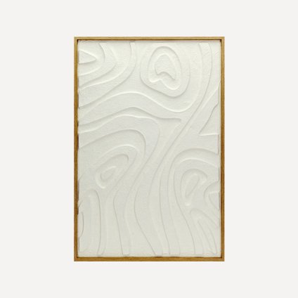 Картина Рельеф Milky White