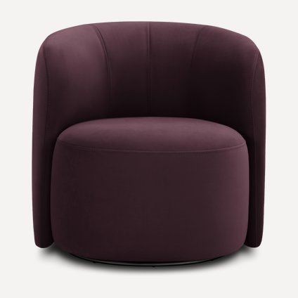 Кресло поворотное Мэник Velvet Wine