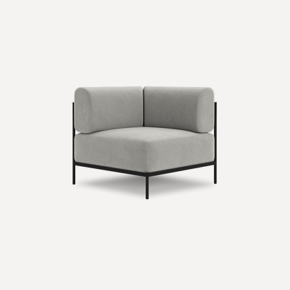 Угловое кресло Нолан-B Soft Grey