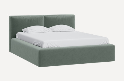 Кровать Фостер 200 Velvet Olive