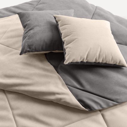 Топпер для дивана Сони 1-XL Bathat Beige-Grey