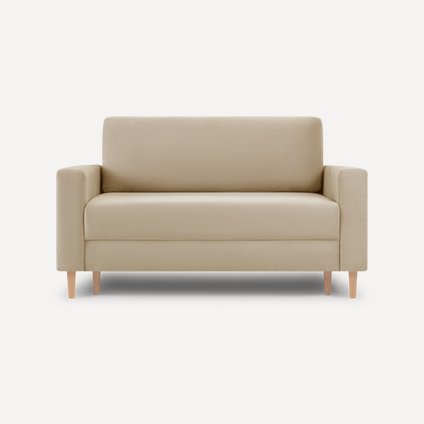 Диван прямой Инес Велюр Бежевый