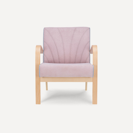 Кресло Шелл Textile Poudre