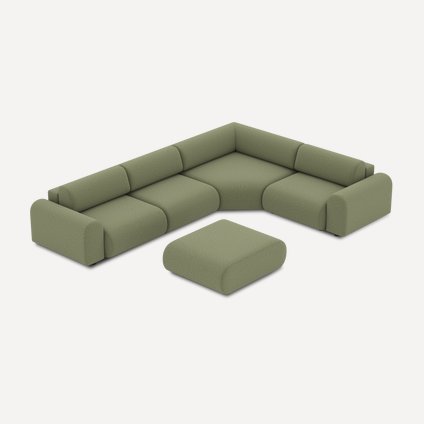 Диван модульный Маиль-6 Textile Grass
