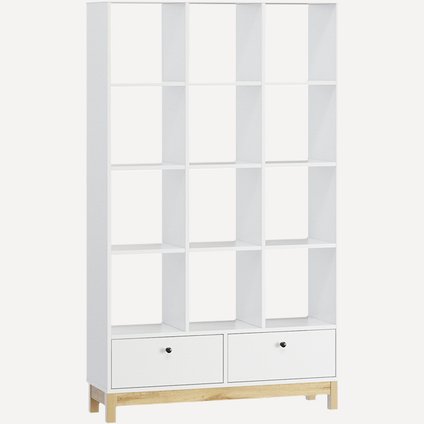 Стеллаж Байрон Белый уценка