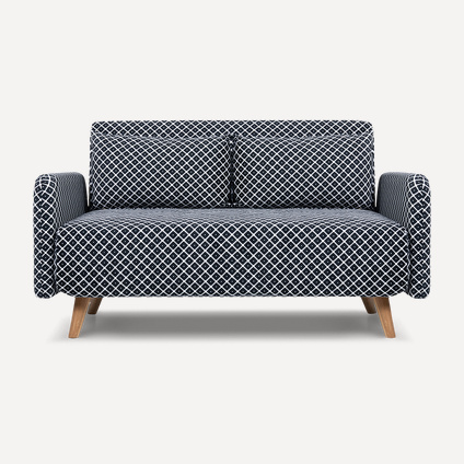 Диван прямой Кускен Chess Black