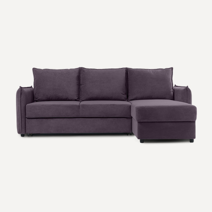 Диван угловой Джерси Velvet Plum