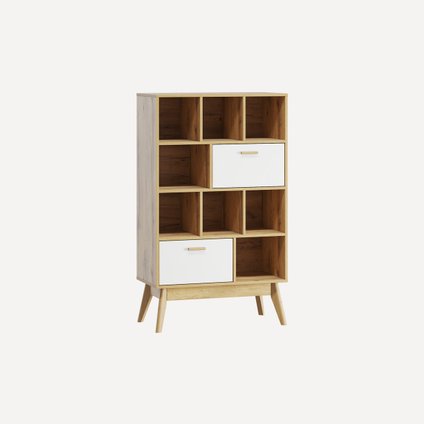 Стеллаж Нордик-3 Wood White распродажа