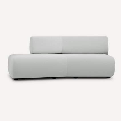 Диван прямой Маиль-3НРЛ Textile Silver