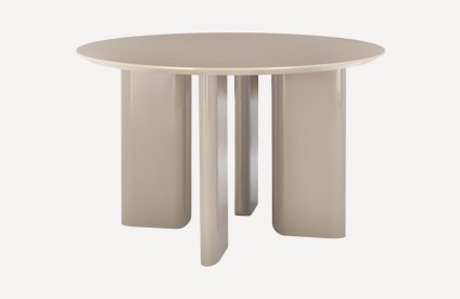 Обеденный стол Алмонт-2 Glossy Beige