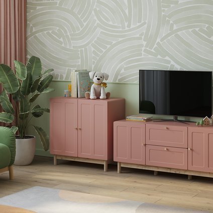 Модульная детская Виклу 4 Розовый