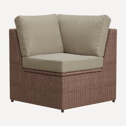 Угловое кресло Брайт-B Textile Beige