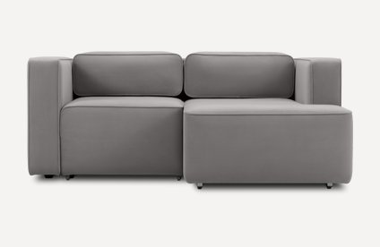 Диван угловой Аронт Мини Velvet Grey