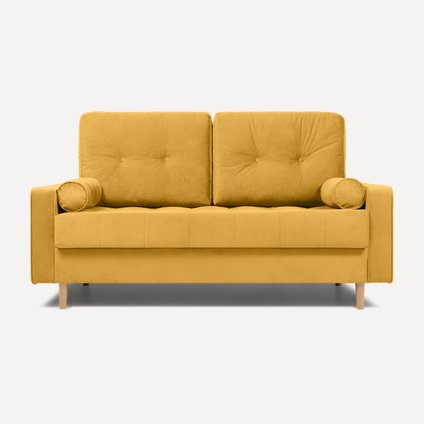 Диван прямой Ситено Мини Velvet Yellow